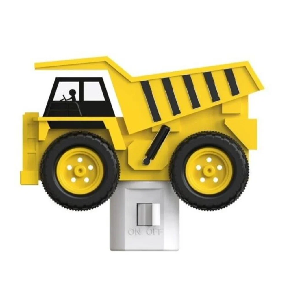 Meridian LED Dump Truck Automatic Night Light Photo-Sensing Dual Yellow Black